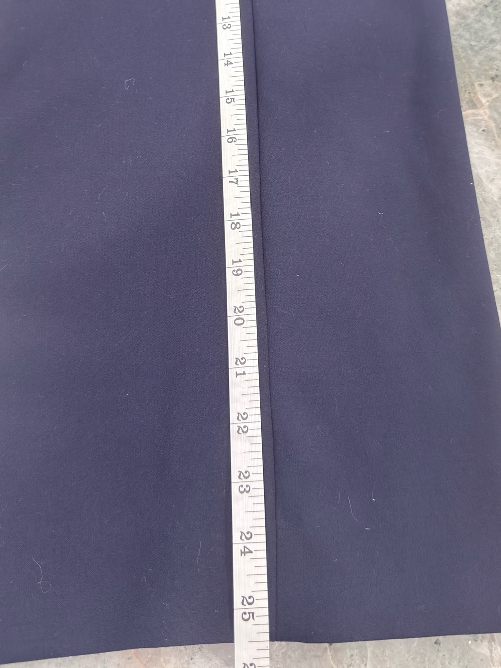 J Crew 365 Women’s Navy Slim Wide-Leg Cropped Dress Pants - Picture 8 of 9